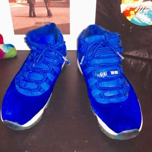 Size: 7 Soft plush and Blue and Rubber Sneakers